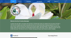 Desktop Screenshot of cityofcolumbiams.com