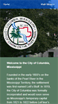 Mobile Screenshot of cityofcolumbiams.com
